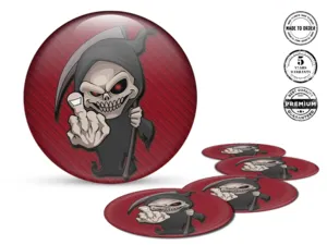 Rim Decals Sport Tuning Domed Racing Logo